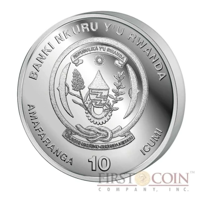 10 Amafaranga Elephant; platinum front