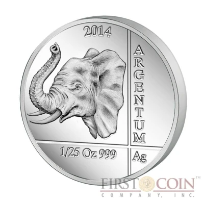 10 Amafaranga Elephant; silver back