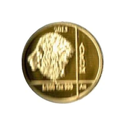 10 Amafaranga Lion; gold back