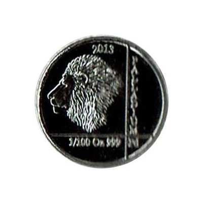 10 Amafaranga Lion; palladium back