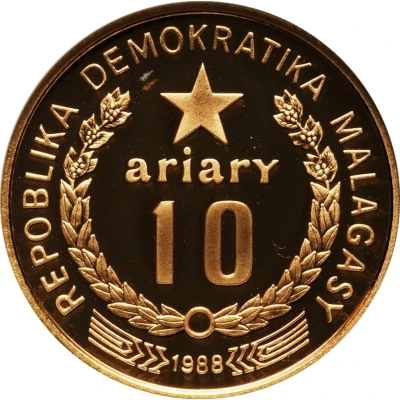 10 Ariary Ibis front