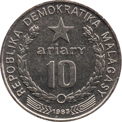 10 Ariary motto A front