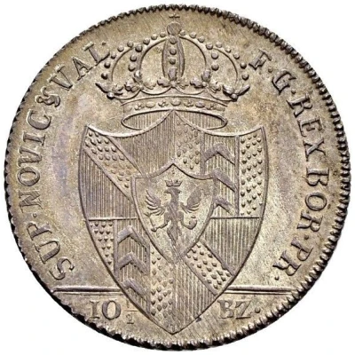 10½ Batzen - Frederick William II front