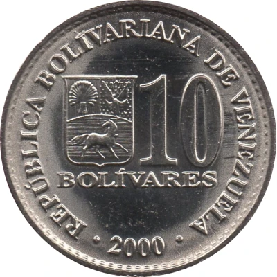 10 Bolívares magnetic front