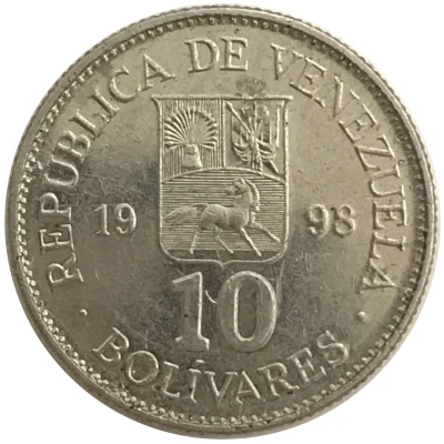 10 Bolívares front