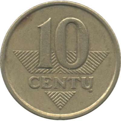 10 Centų back