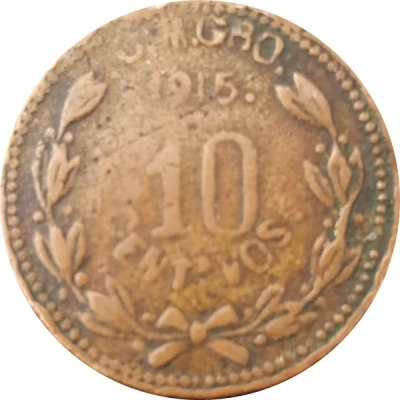 10 Centavos Campo Morado back