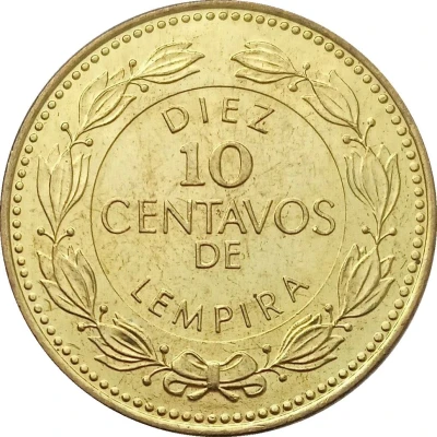 10 Centavos Non-Magnetic back