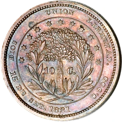 10 Centavos Pattern back