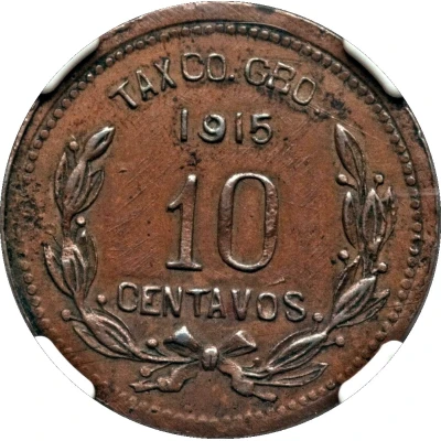 10 Centavos Taxco back