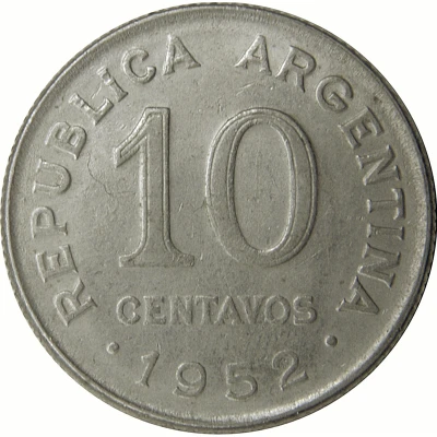 10 Centavos reeded edge front