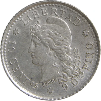 10 Centavos back