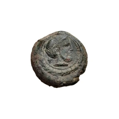 10 Centesimae Incuse series: fish 211 BC - 201 BC front