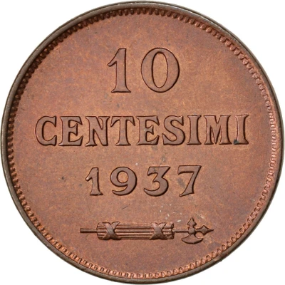 10 Centesimi back