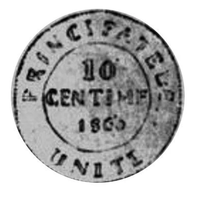 10 Centime Pattern back