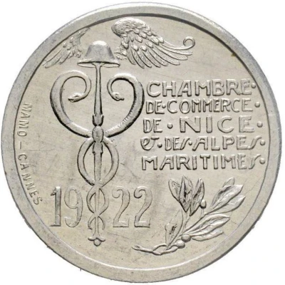 10 Centimes - Chambre de Commerce - Nice front