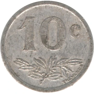 10 Centimes - Chambres de Commerce - Charleville and Sedan [08] back