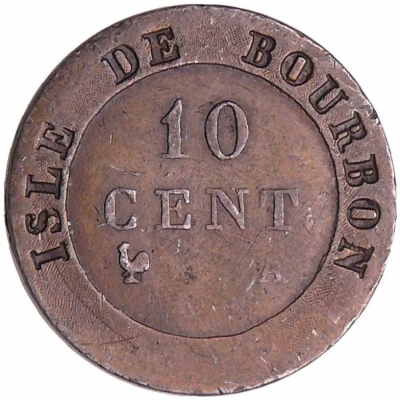 10 Centimes - Charles X (Piedfort) ND back