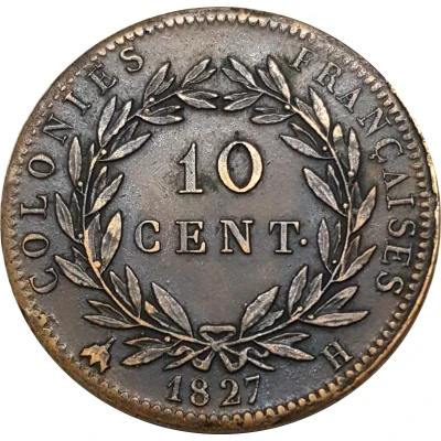 10 Centimes - Charles X back