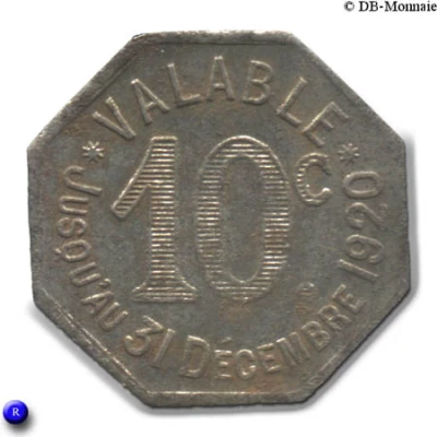 10 Centimes - City of Albi [Tarn] back