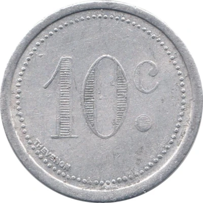 10 Centimes Elbeuf back