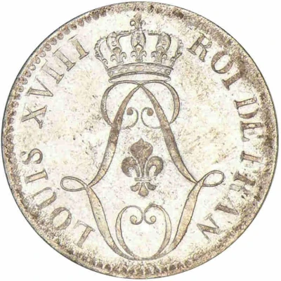 10 Centimes - Louis XVIII front