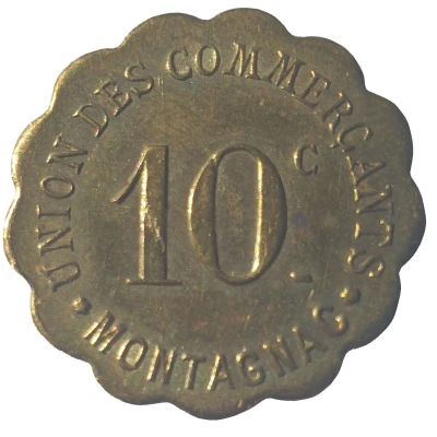 10 Centimes - Montagnac [34] ND front