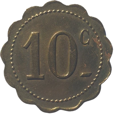 10 Centimes - Montagnac [34] ND back