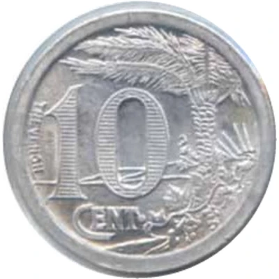 10 Centimes Oran Chamber of Commerce back