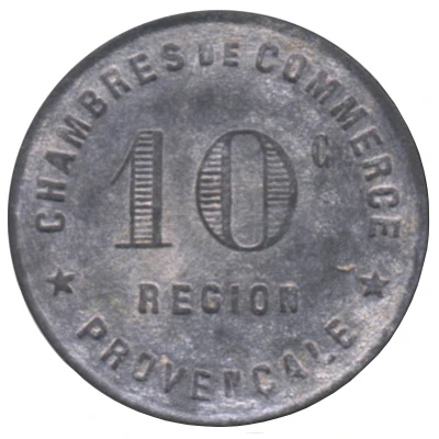 10 Centimes Provence Region ND back