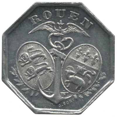 10 Centimes Rouen front