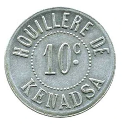 10 Centimes Sociétés des Houillères du Sud Oranais ND front