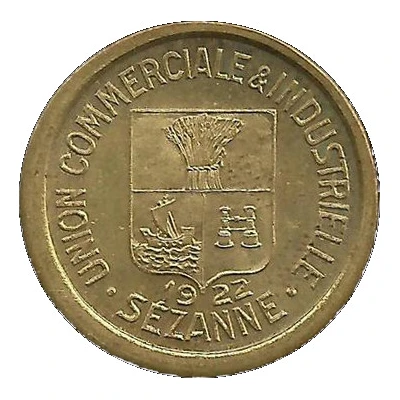 10 Centimes - Union Commerciale et Industrielle - Sézanne [51] Brass front