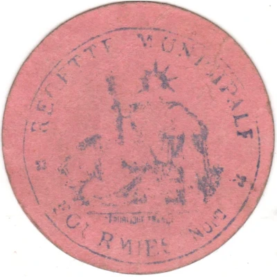 10 Centimes - Ville de Fourmies [59] ND back