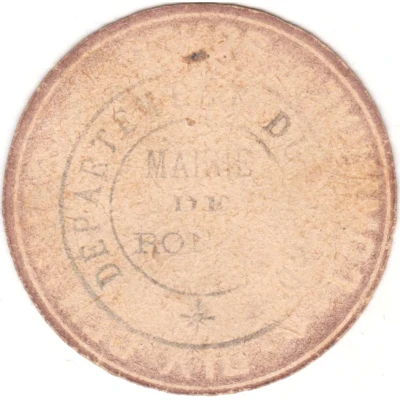 10 Centimes - Ville de Roncq [59] ND back