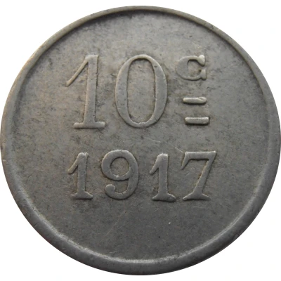 10 Centimes - la Mairie Sigean [11] back