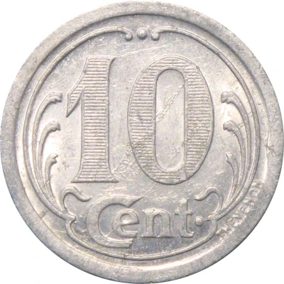 10 Centimes back