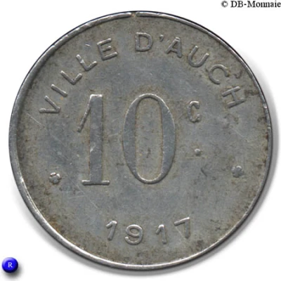 10 Centimes back