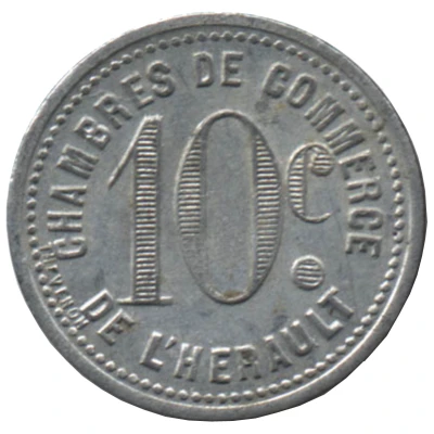 10 Centimes ND back