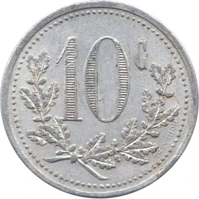 10 Centimes back