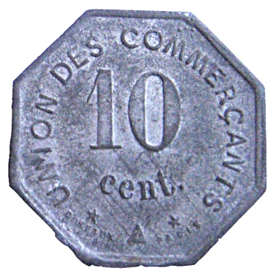 10 Centimes back