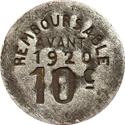 10 Centimes back