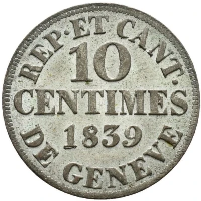 10 Centimes back