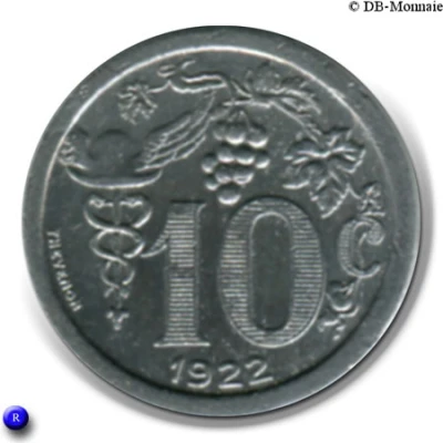 10 Centimes back