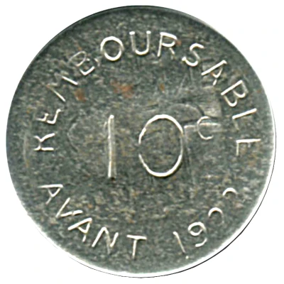 10 Centimes back