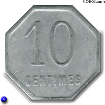 10 Centimes back