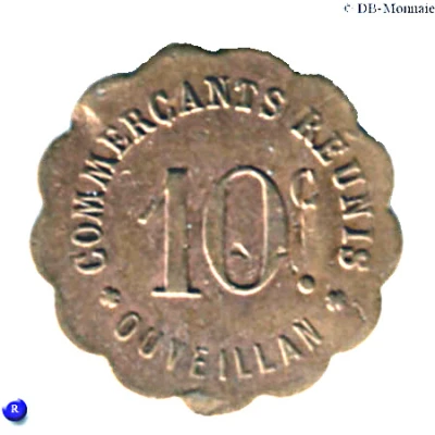 10 Centimes ND front