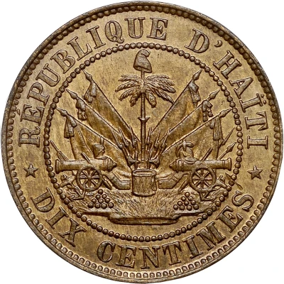 10 Centimes front