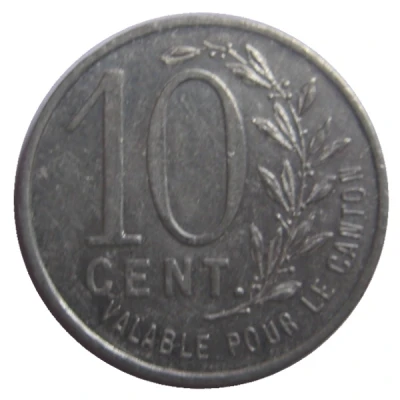 10 Centimes back