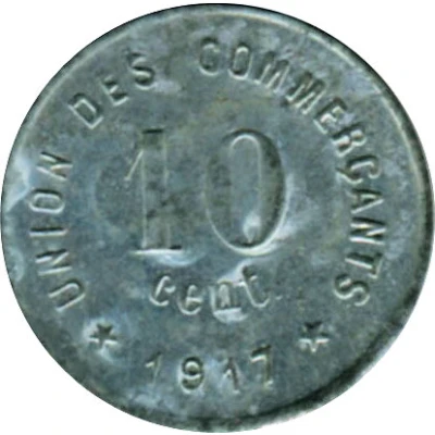 10 Centimes back